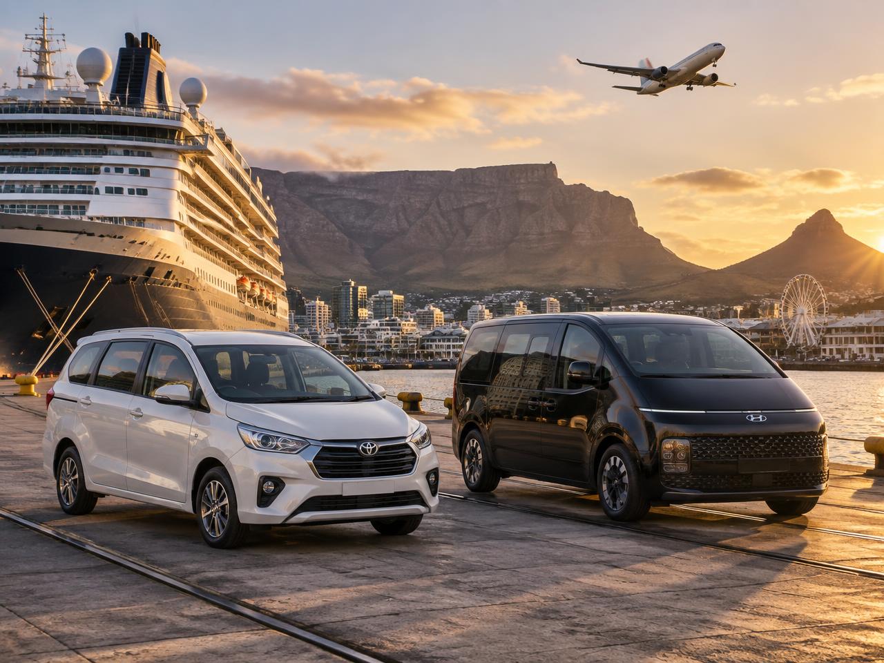 Airport & Cruise Transfers / Taxis — private guided tour and transport in South Africa with African Ikon Travel
